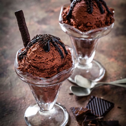 Dark Chocolate Caramel Soy Ice Cream