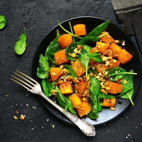 Roast Sweet Potatoes&Pumpkin in Hoisin Citrus Sauce